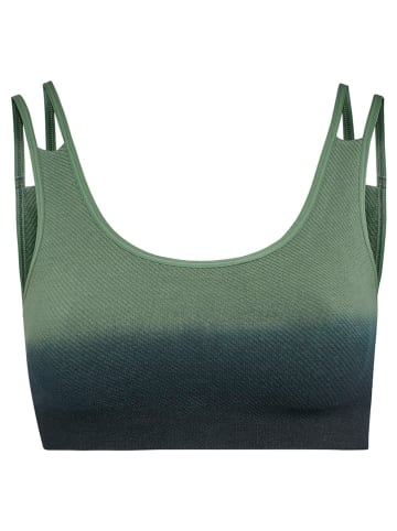 ITEM m6 Bustier in Oliv/ Dunkelblau