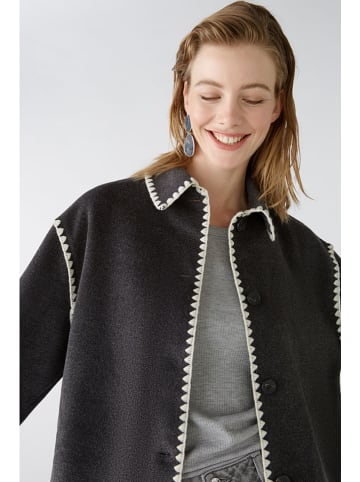 Oui Übergangsjacke in Anthrazit