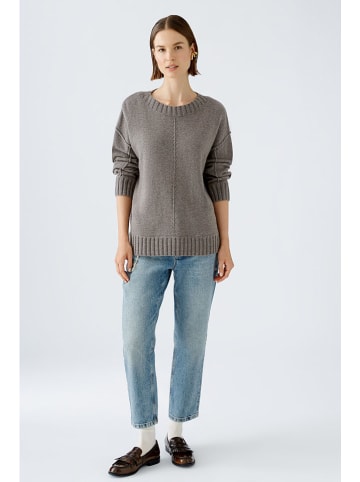 Oui Pullover in Taupe