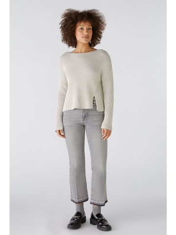 Oui Pullover in Grau