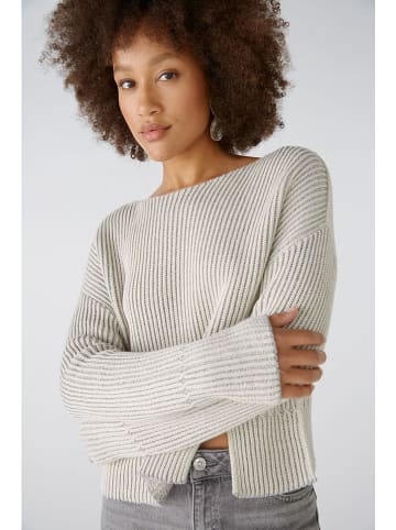 Oui Pullover in Grau