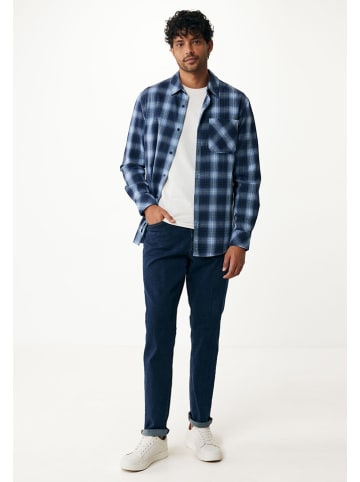 Mexx Blouse in donkerblauw/ lichtblauw