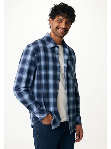 Mexx Blouse in donkerblauw/ lichtblauw