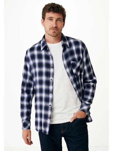 Mexx Hemd in Weiß/ Blau/ Schwarz