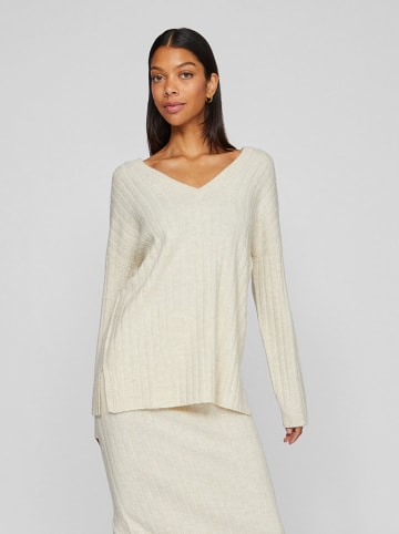 Vila Pullover in Creme