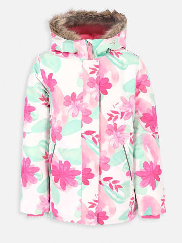 Lemon explore Winterjacke in Weiß/ Pink/ Türkis