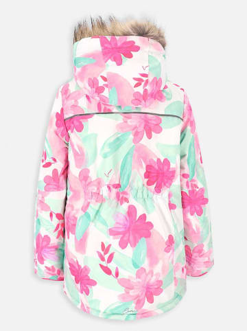 Lemon explore Winterjacke in Weiß/ Pink/ Türkis