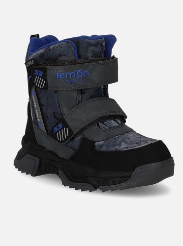 Lemon explore Winterboots in Grau/ Schwarz