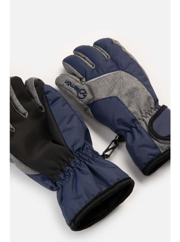 Lemon explore Funktions-Handschuhe in Grau/ Dunkelblau