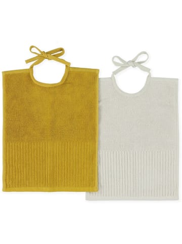 TRIXIE Śliniaczki (2 szt.) w kolorze żóło-szarym - 30 x 38 cm