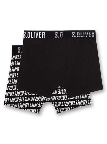 s.Oliver 2-delige set: boxershorts zwart