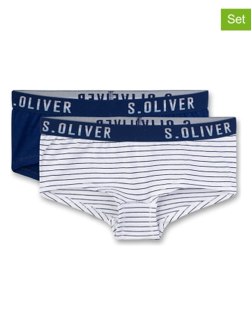 s.Oliver 2er-Set: Pantys in Schwarz/ Weiß