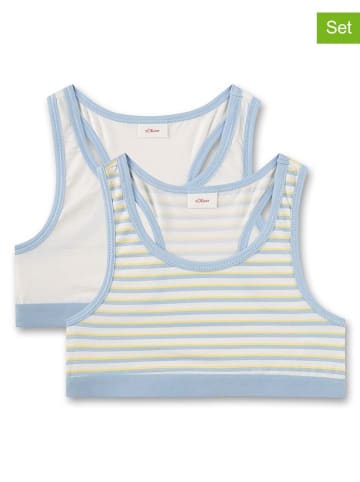 s.Oliver 2er-Set: Bustiers in Weiß