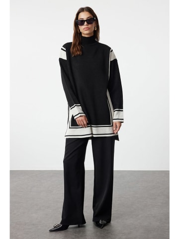 trendyol 2-delige outfit zwart/grijs
