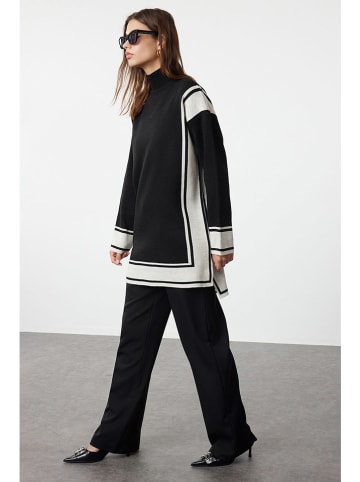 trendyol 2tlg. Outfit in Schwarz/ Grau