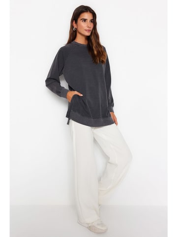 trendyol Sweatshirt in Grau