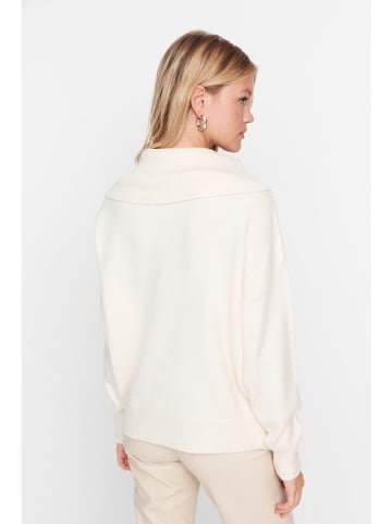 trendyol Sweter w kolorze kremowym
