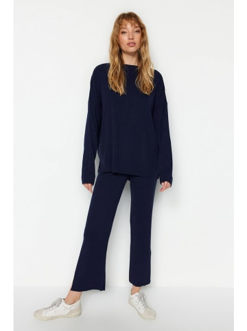trendyol 2-delige outfit donkerblauw