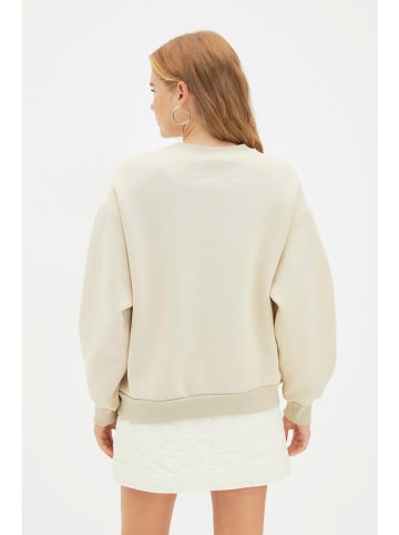 trendyol Sweatshirt in Beige