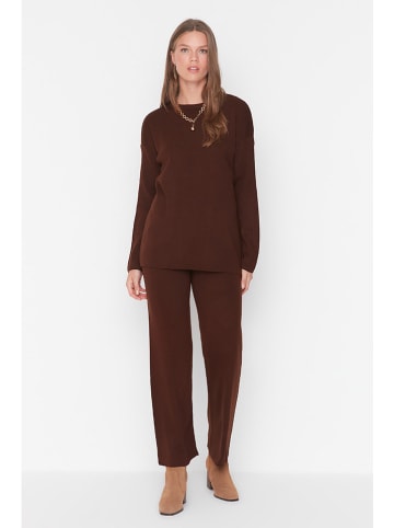 trendyol 2-delige outfit bruin