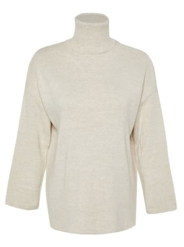 trendyol Rollkragenpullover in Creme