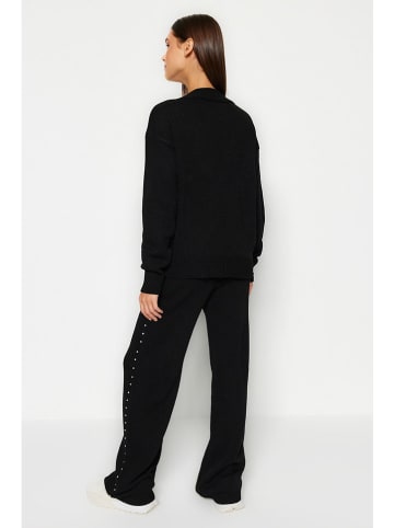 trendyol 2tlg. Outfit in Schwarz