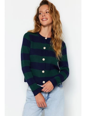 trendyol Vest donkergroen/donkerblauw