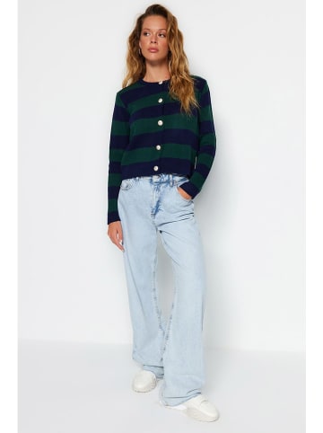 trendyol Vest donkergroen/donkerblauw