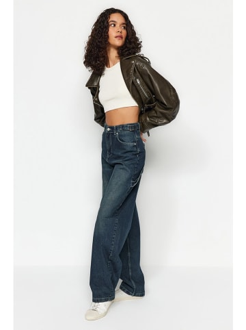 trendyol Jeans - Comfort Fit - in Dunkelblau