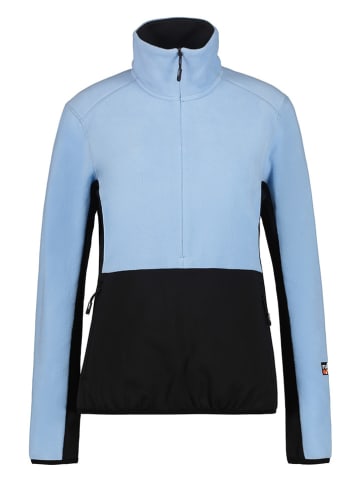 rukka Fleecepullover "Peltoniemi" in Hellblau/ Schwarz