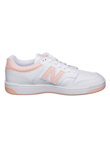 New Balance Leder-Sneakers "480" in Weiß