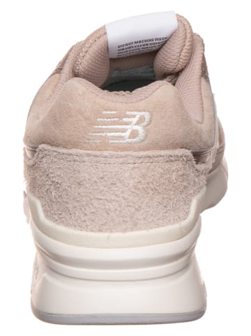 New Balance Skórzane sneakersy "997" w kolorze jasnobrązowo-szarym