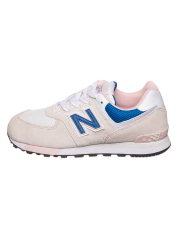 New Balance Sneakers "574" beige/wit