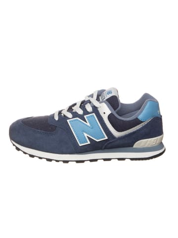 New Balance Skórzane sneakersy "GC574" w kolorze granatowym
