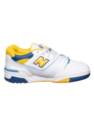 New Balance Sneakersy w kolorze biało-żółto-niebieskim