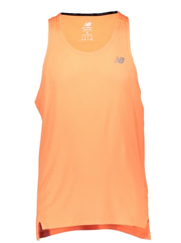 New Balance Top sportowy "Accelerate" w kolorze pomarańczowym