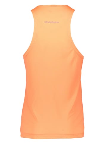New Balance Top sportowy "Accelerate" w kolorze pomarańczowym