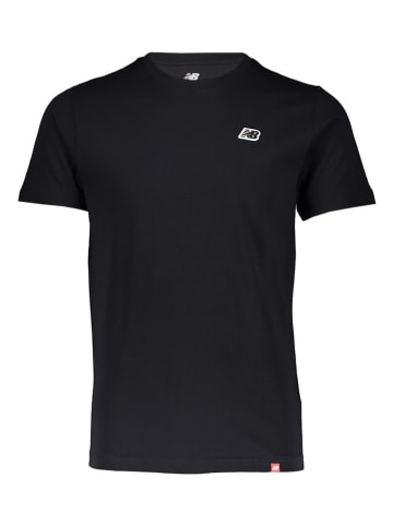 New Balance Koszulka "Small Logo" w kolorze czarnym