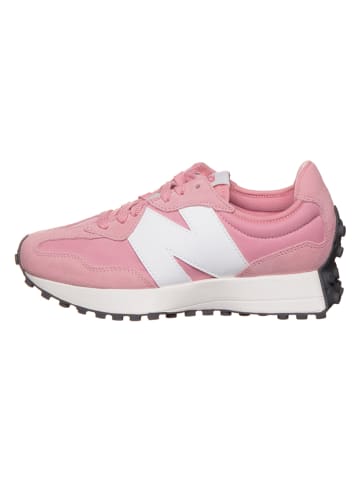 New Balance Leder-Sneakers "327" in Rosa