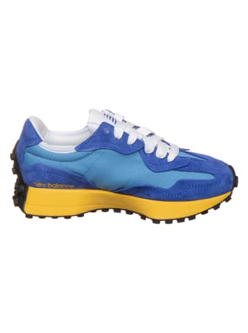New Balance Leder-Sneakers "327" in Blau