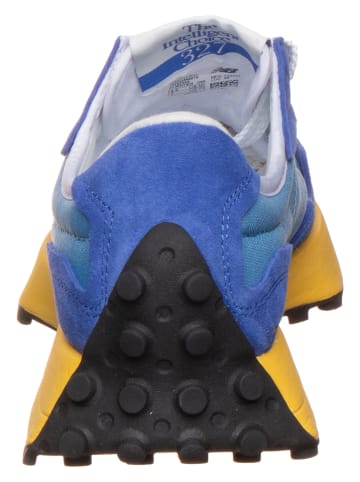New Balance Leder-Sneakers "327" in Blau
