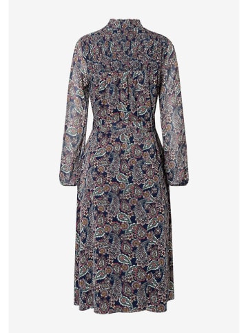 More & More Kleid in Dunkelblau/ Beige