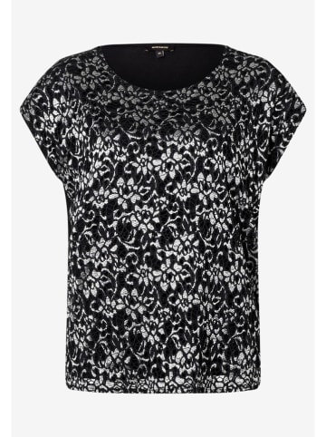 More & More Bluse in Schwarz/ Grau