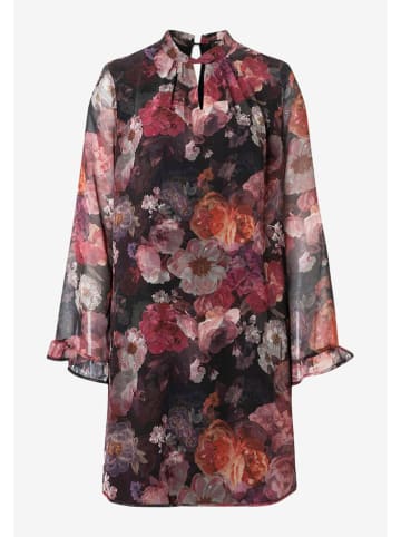 More & More Kleid in Schwarz/ Rosa/ Orange