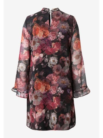 More & More Kleid in Schwarz/ Rosa/ Orange