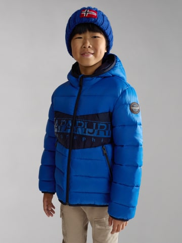 Napapijri Wende-Steppjacke in Blau/ Dunkelblau