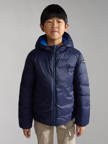 Napapijri Wende-Steppjacke in Blau/ Dunkelblau
