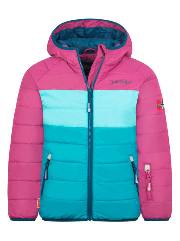 Trollkids Ski-/ Snowboardjacke "Hafjell XT" in Pink/ Türkis