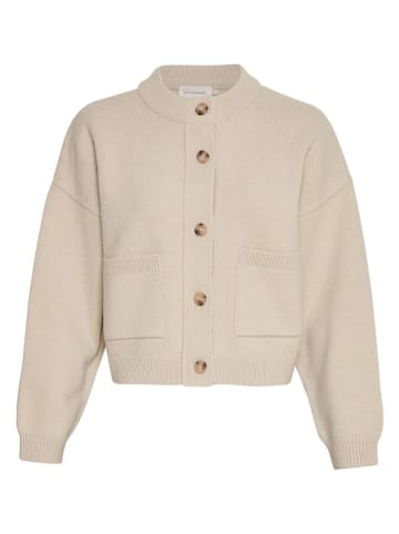 MOSS COPENHAGEN Vest "Carina" zandkleurig