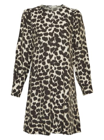 MOSS COPENHAGEN Kleid "Ottelie" in Schwarz/ Creme